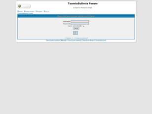 TeamiaBulimia Forum