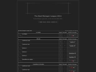 The Best Manager League 2012