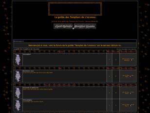 la guilde des Templier de L'inconnu