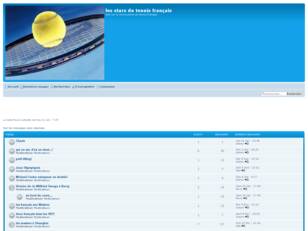 creer un forum : les stars du tennis français