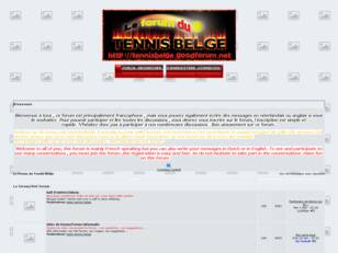 Le Forum du Tennis Belge