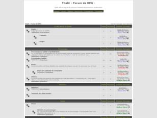 Thalir - Forum de RPG -