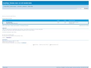 TRƯỜNG TRUNG HỌC CƠ SỞ ĐOÀN ĐÀO