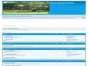 Diễn đàn trường THCS Triệu Đông