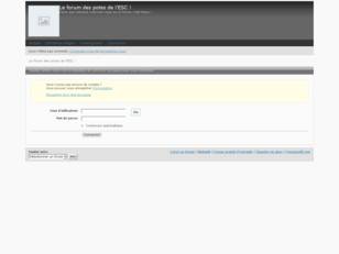 creer un forum : Le forum des potes de l'ESC !