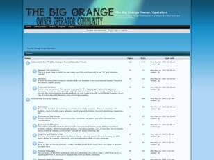 Free forum : "The Big Orange" Owner/Operators