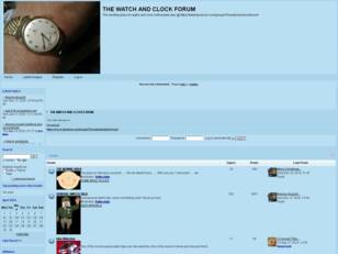 The Watch and Clock Forum