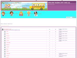DIỄN ĐÀN HỌC SINH TRƯỜNG THPT THỚI LAI