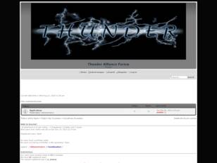 Thunder Alliance Forum