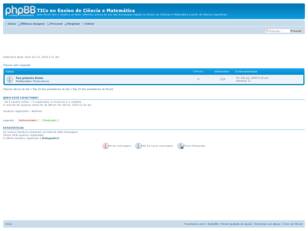 Forum gratis : TICs no Ensino de Ciência e Matemát