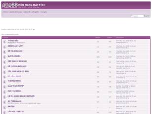 Free forum : MÔN MẠNG MÁY TÍNH