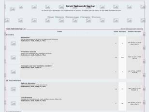 Forum - Clubs de Taekwondo
