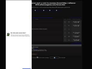 desoler forum mort :s voici le nouveau forum!!http