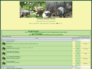 Tortues terrestre et aquatiques : Tortues Actions Forum