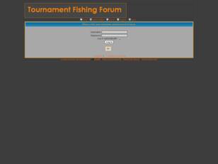 Tournament Fishing Forum