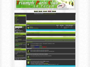 Triumph Paris Club Forum