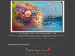 Forum graphisme de tutoriel Photofiltre Studio