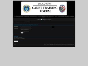 UCLA AFROTC Cadet Training Forum
