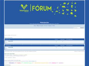 Fórum criado para melhor comunicação entre os membros da Veterinárius.