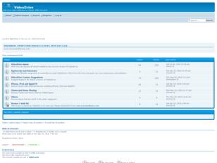 VideoDrive User Forum