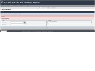 Viki Miljkovic Fan Forum