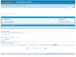 FORO VIRTUAL TIC ENSC