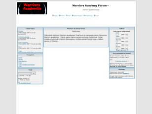 Wariors Academy Forum