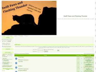 Free forum : Swift Paws and Flashing Thunder
