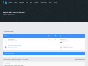 Webtirtek- Seosal Forumu