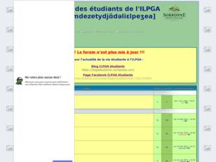 Forum des Étudiants de l'ILPGA