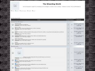 Free forum : The Wizarding World