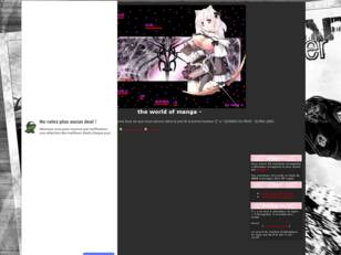 creer un forum : the world of manga