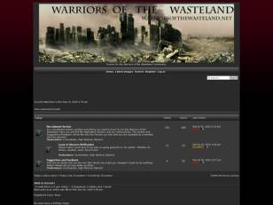 Free forum : WarriorsOfTheWasteland