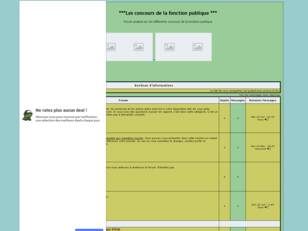 Concours de la fonction publique