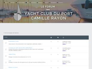 Forum - Yacht Club du Port Camille Rayon