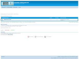 Forum gratis : EXAMEN FRÜHJAHR 09