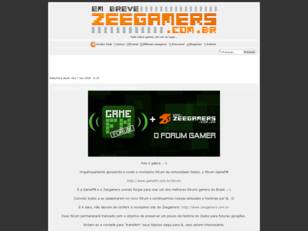 Fórum ZeeGamers - Games em Geral, incluindo o Zeebo