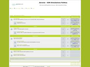 Zeronia - GDR Simulazione Politica