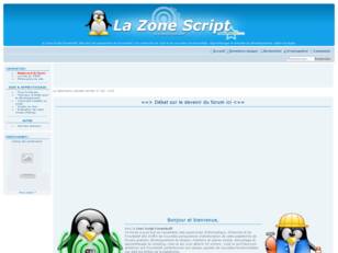 la Zone Script ForumActif