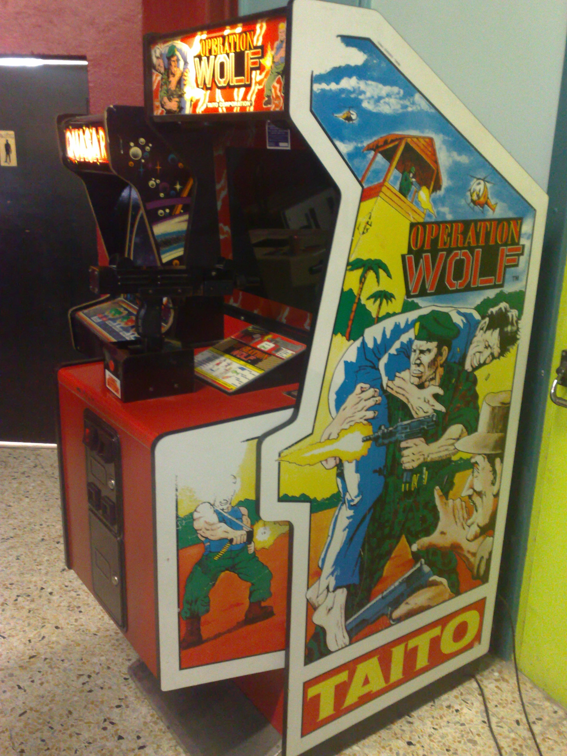 borne arcade operation wolf