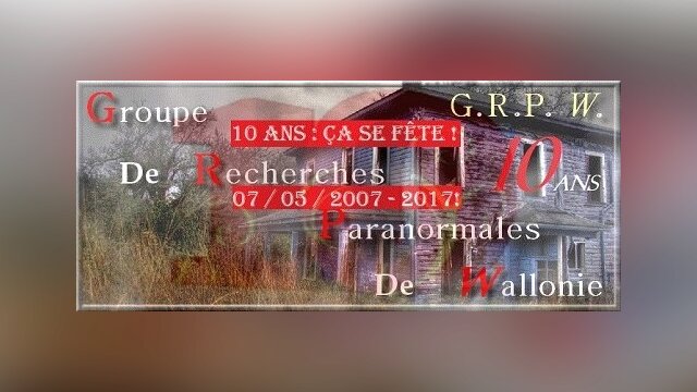 Main photo Le GRP Wallonie fête ses 10 ans le 07 mai 2017.