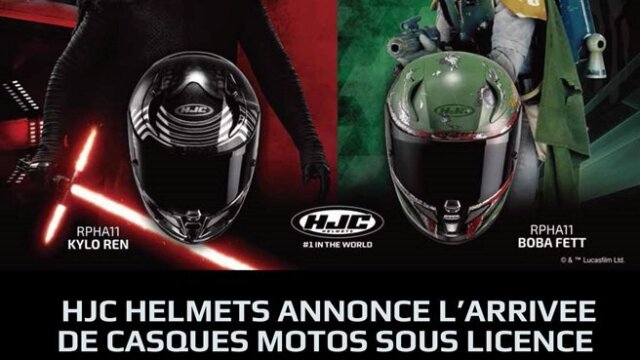 Équipement moto : HJC annonce l'arrivée des casques Star Wars