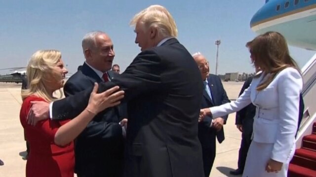 Main photo Trump and Netanyahu hail Israeli-Palestinian 'chance for peace' ahead of talks