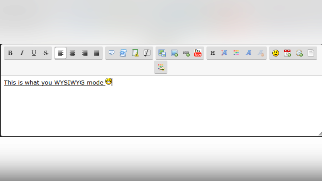 Main photo How to toggle WYSIWYG (What You See Is What You Get) mode 