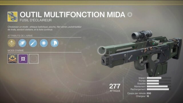 Main photo DESTINY 2 : Bientôt un nerf pour le MIDA ?