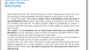 Clear evidence Gerry McCann knew, on June 3rd 2007, that Maddie was dead