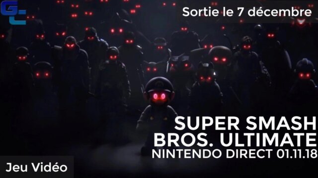 Récap du Nintendo Direct 01/11/18 de Super Smash Bros. Ultimate