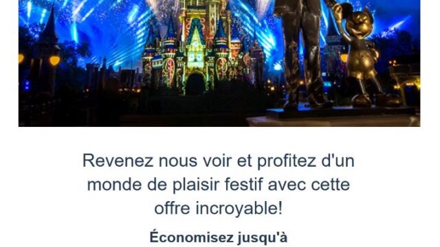 Main photo Comment recevoir des offres promotionnelles de Disney ?