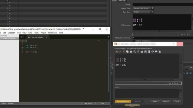 How to Set up Sublime Text 3 with Houdini