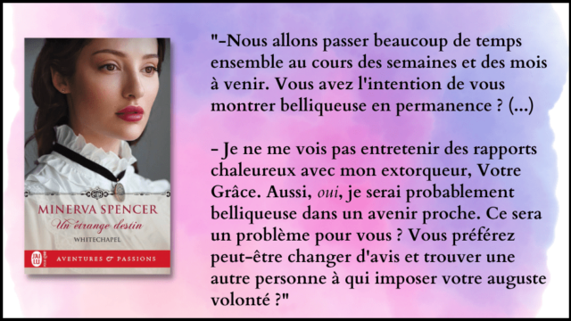 Un étrange destin - Whitechapel #1 de Minerva Spencer